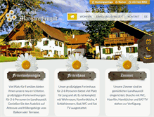 Tablet Screenshot of margarethengut.at